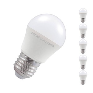 Crompton 13605 LED Rnd ES E27 5W 4000K