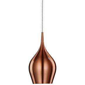 Vibrant Ceiling Pendant - Metallic Pink Metal