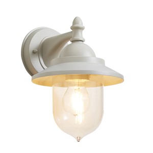 Forum ZN-31757-DOVG Leek Mini Fisherman Wall Lantern Dove Grey 
