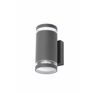 Forum ZN-34042-ANTH Lens Up & Down Wall Light Anthracite With Photocell 